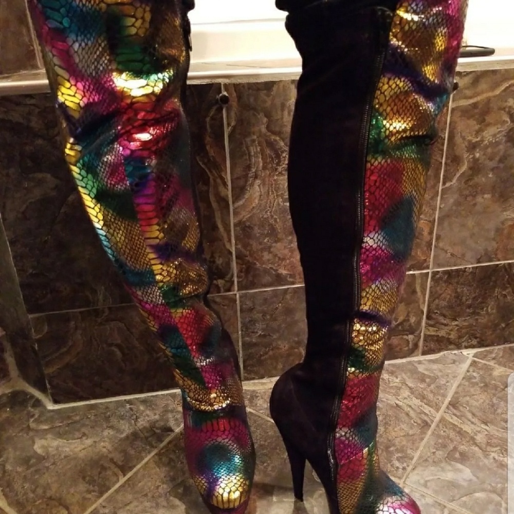 New colorful boots